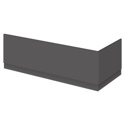 800mm Bath End Panel - Gloss Grey