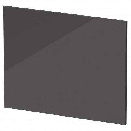 700mm Square Shower Bath End Panel - Gloss Grey