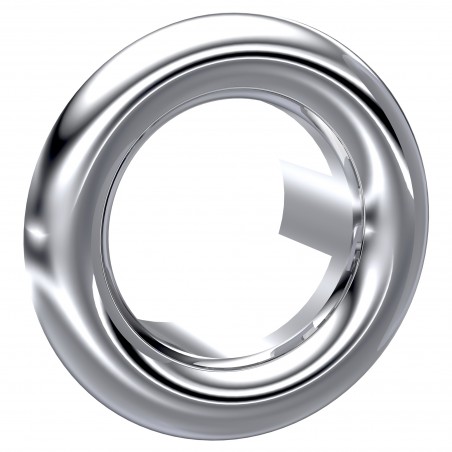 Round Chrome Overflow Cover