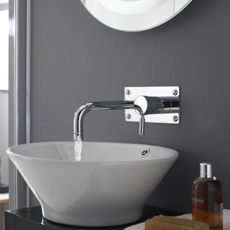 Round Wall Hung Basin/Bath Filler