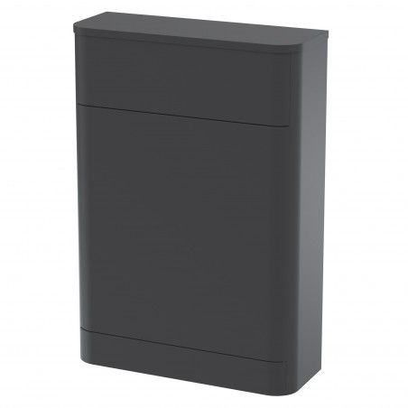 Parade 550mm Back to Wall WC Toilet Unit - Soft Black