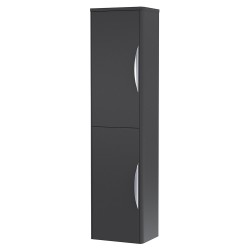 Parade 350mm Tall Wall Mounted Cupboard Unit - Soft Black