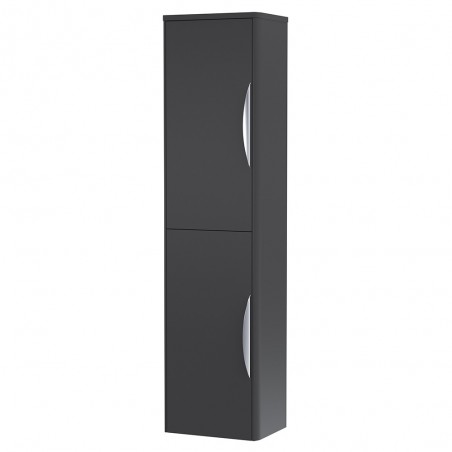 Parade 350mm Tall Wall Mounted Cupboard Unit - Soft Black