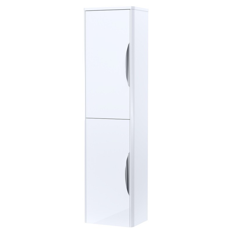 Gloss White Tall Wall Hung Unit