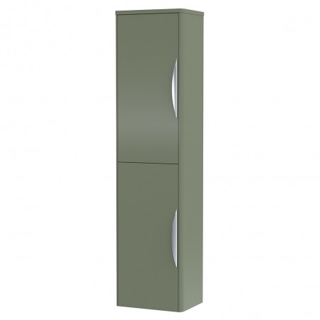 Parade 350mm Tall Wall Mounted Cupboard Unit - Satin Green