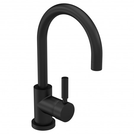 Tec Lever Matt Black Mono Basin Mixer