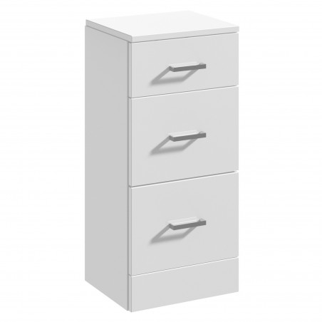 Mayford 3 Drawer Unit 350mm x 300mm - Gloss White