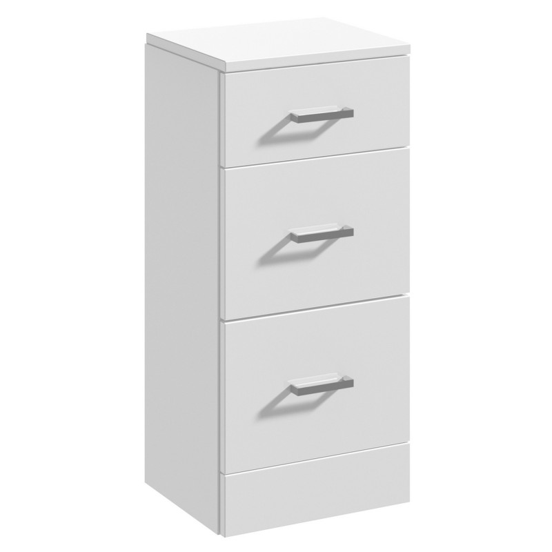 Mayford 3 Drawer Unit 350mm x 330mm - Gloss White