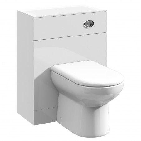 Mayford WC Unit 600mm x 330mm - Gloss White