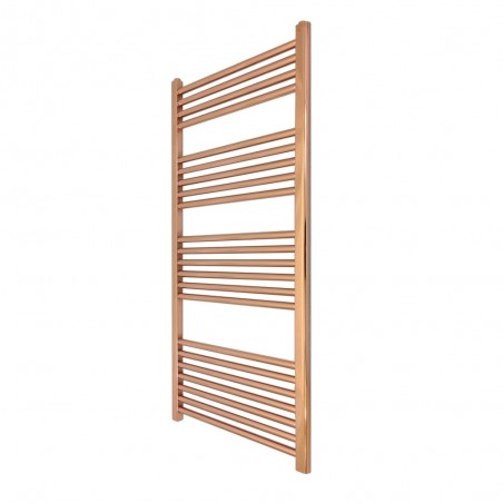 Straight Copper Towel Rail - 500 x 1200mm