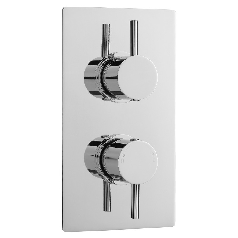 Quest Rectangular Concealed Shower Valve Dual Handle Quest Rectangular Concealed Shower Valve Dual Handle