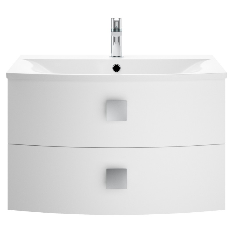 Sarenna 700mm Cabinet & Basin - Moon White Sarenna 700mm Cabinet & Basin - Moon White