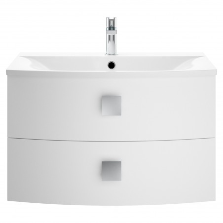 Sarenna 700mm Cabinet & Basin - Moon White