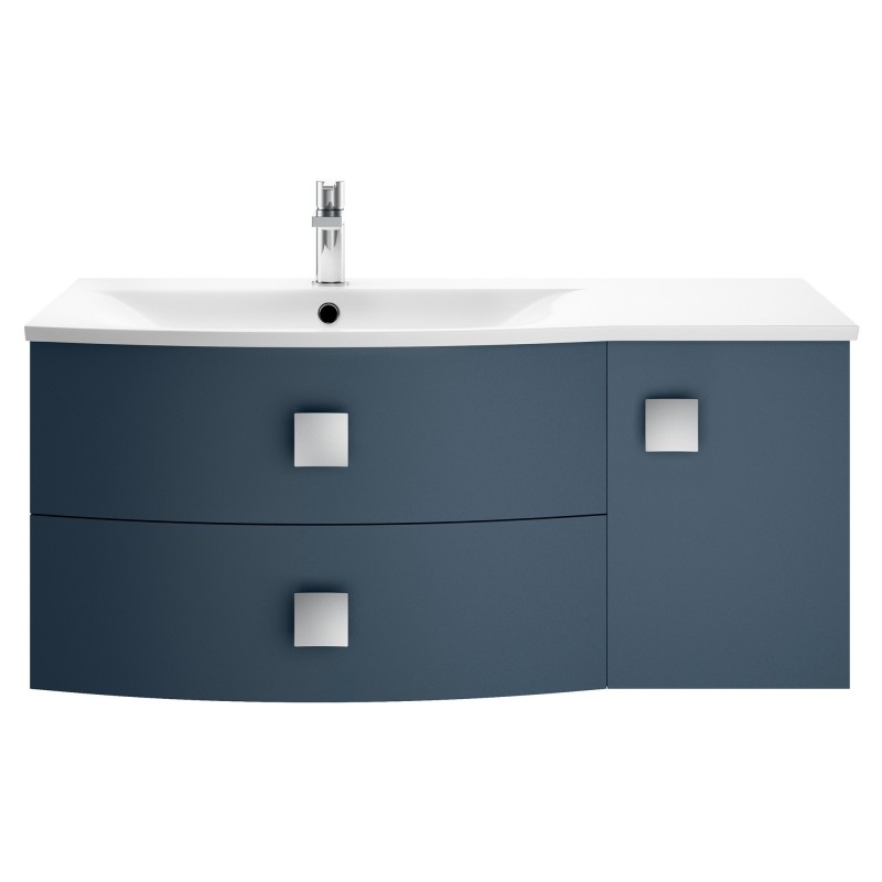 Sarenna 1000mm Cabinet & Basin - Left Hand - Mineral Blue Sarenna 1000mm Cabinet & Basin - Left Hand - Mineral Blue