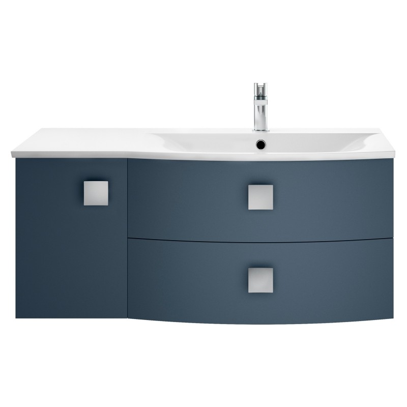 Sarenna 1000mm Cabinet & Basin - Right Hand - Mineral Blue Sarenna 1000mm Cabinet & Basin - Right Hand - Mineral Blue