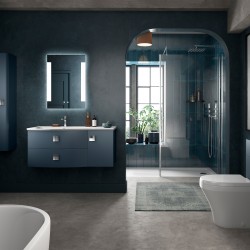 Sarenna 500mm Toilet Unit - Mineral Blue