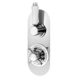 Selby Traditional Twin Concealed Valve with Diverter
