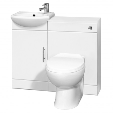 Cloakroom Furniture Pack - Gloss White