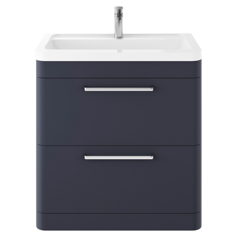 Solar 800mm Freestanding Cabinet & Ceramic Basin - Indigo Blue Solar 800mm Freestanding Cabinet & Ceramic Basin - Indigo Blue