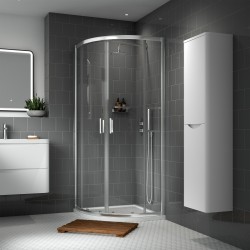 Chrome Rene Quadrant Shower Enclosure 800x800mm