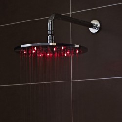 200mm LED Round Fixed Shower Head