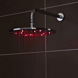 300mm LED Square Fixed Shower Head - Insitu