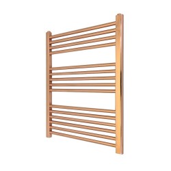 Straight Copper Towel Rail - 600 x 800mm