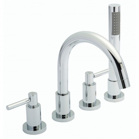 Tec Lever 4 Tap Hole Bath Shower Mixer