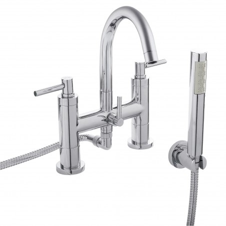 Tec Lever Bath and Shower Mixer with Swivel Spout and Kit