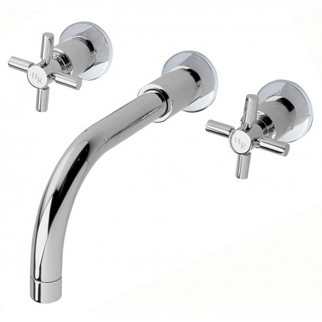 Tec Crosshead Wall Hung Basin Mixer