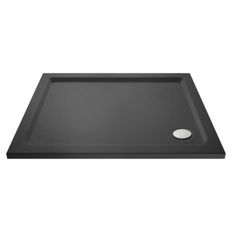 Slate Grey Rectangular Shower Tray 900mm x 700mm