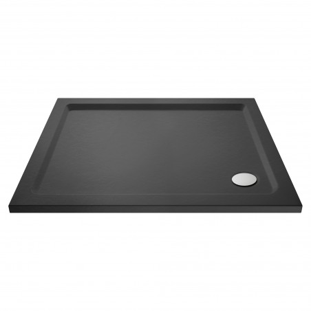 Slate Grey Rectangular Shower Tray 900mm x 700mm