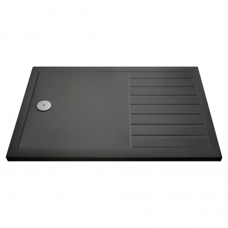 Slate Grey Rectangular Walkin Shower Tray 1400mm X 800mm