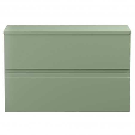 Urban 800mm Wall Hung 2 Drawer Unit & Worktop