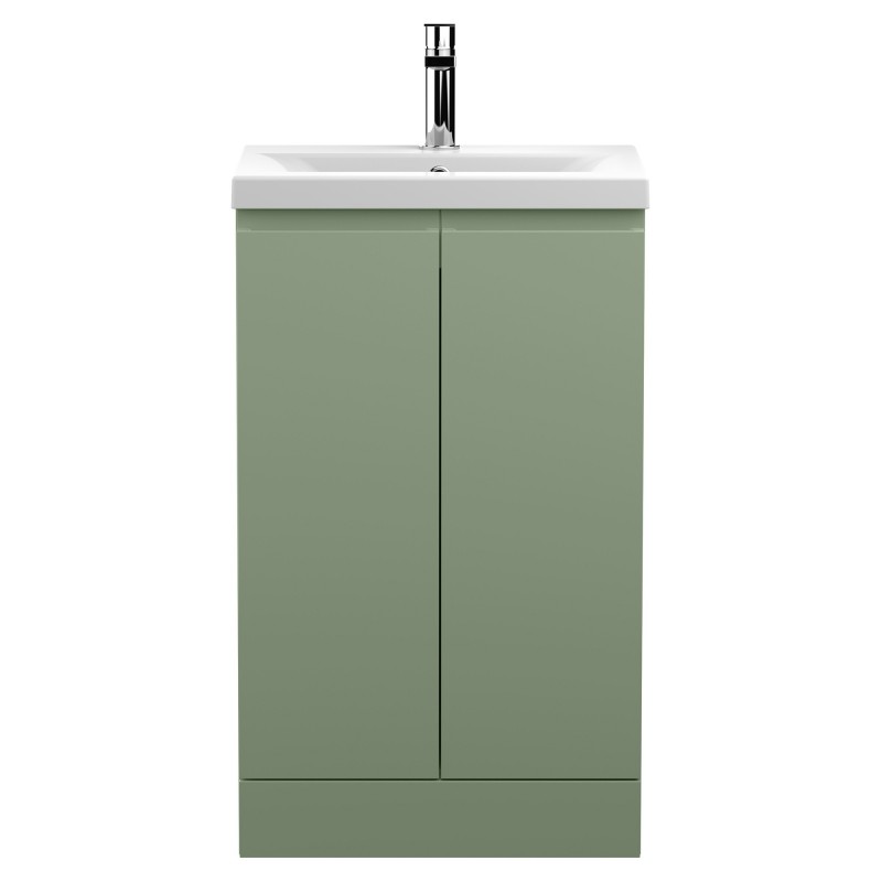 Urban 500mm Freestanding 2 Door Vanity & Mid-Edge Ceramic Basin Urban 500mm Freestanding 2 Door Vanity & Mid-Edge Ceramic Basin