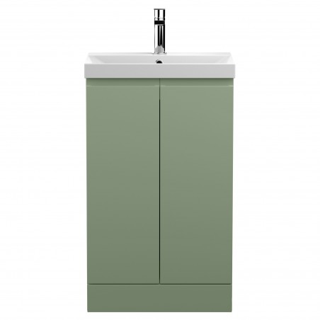 Urban 500mm Freestanding 2 Door Vanity & Thin-Edge Ceramic Basin