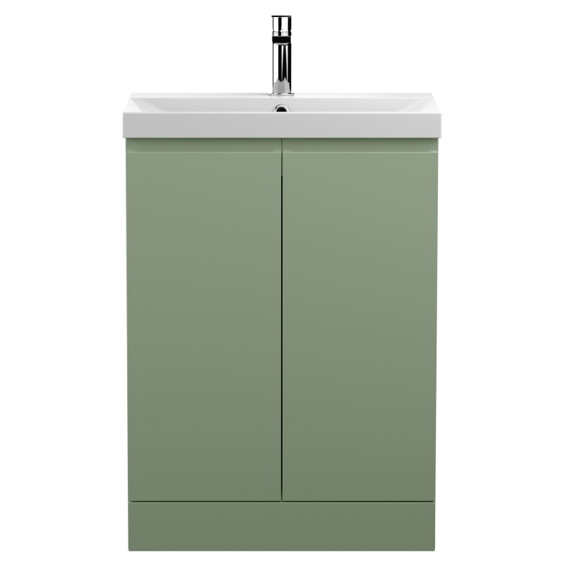 Urban 600mm Freestanding 2 Door Unit & Thin-Edge Ceramic Basin Urban 600mm Freestanding 2 Door Unit & Thin-Edge Ceramic Basin