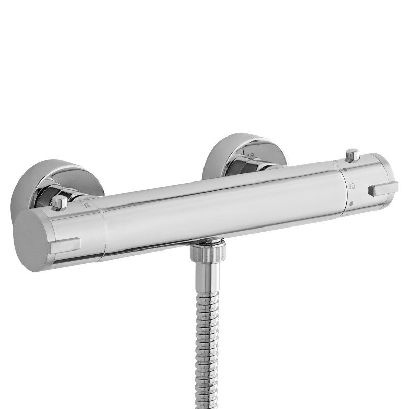 Minimalist Thermostatic Bar Shower Valve Bottom Outlet Minimalist Thermostatic Bar Shower Valve Bottom Outlet