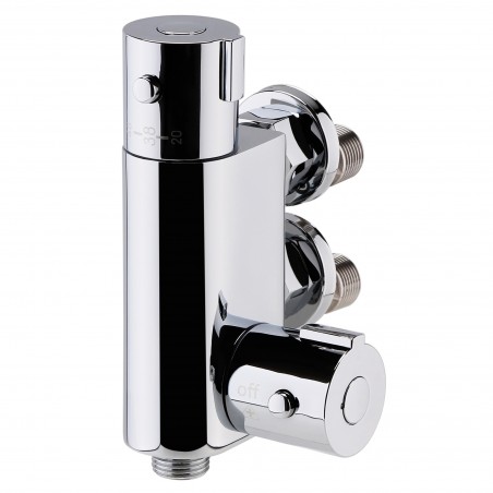 Vertical Thermostatic Bar Shower Valve Bottom Outlet