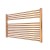 Straight Copper Towel Rail - 900 x 600mm