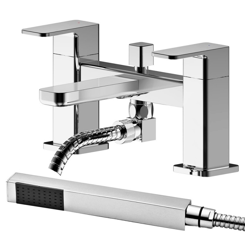 Windon Deck Mounted Bath Shower Mixer With Kit Windon Deck Mounted Bath Shower Mixer With Kit