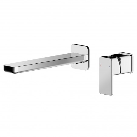 Windon Wall Mounted 2 Tap Hole Basin Mixer