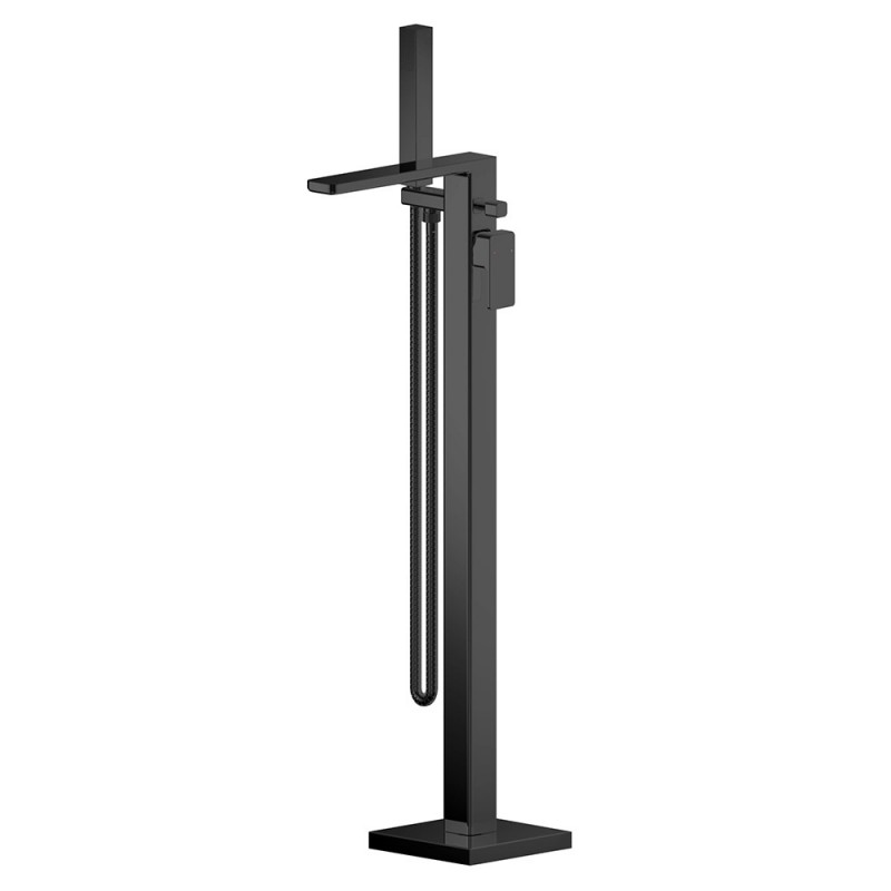 Windon Matt Black Freestanding Bath Shower Mixer Windon Matt Black Freestanding Bath Shower Mixer