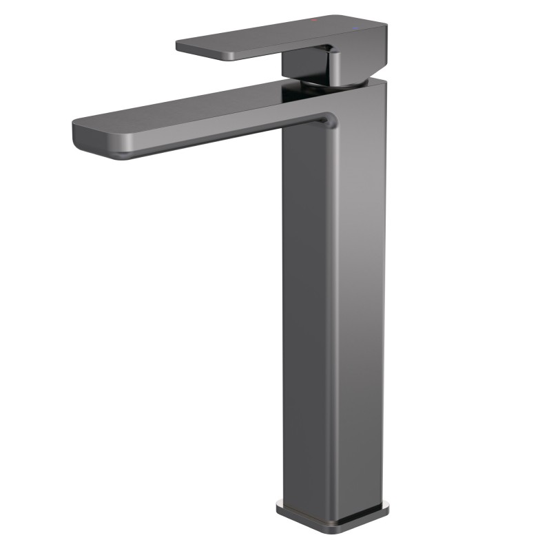 Windon High-Rise Mono Basin Mixer - Brushed Pewter Windon High-Rise Mono Basin Mixer - Brushed Pewter