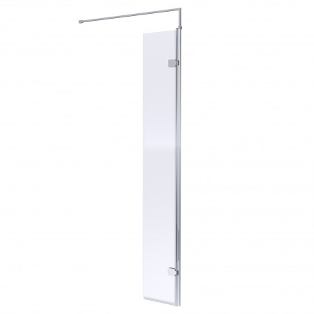 Wetroom Glass Hinged Screen 300x1850mm