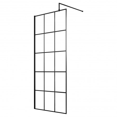 700mm Framed Wetroom Screen with Support Bar