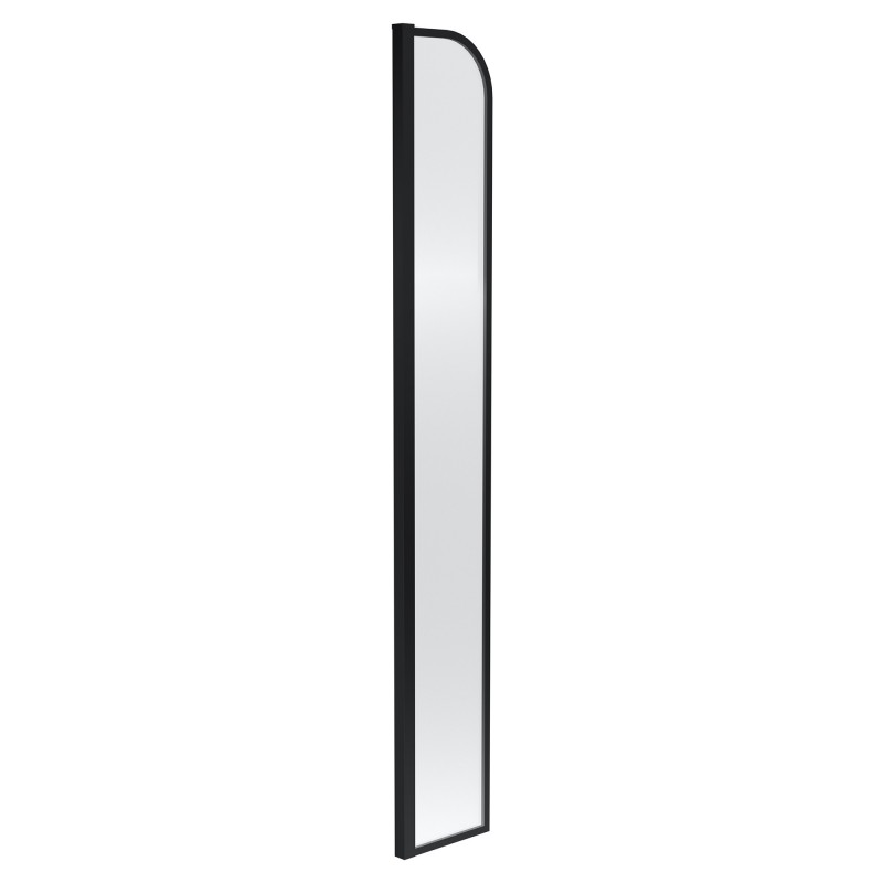 230mm (W) x 1559mm (H) Framed Wet Room Screen with Clear Glass