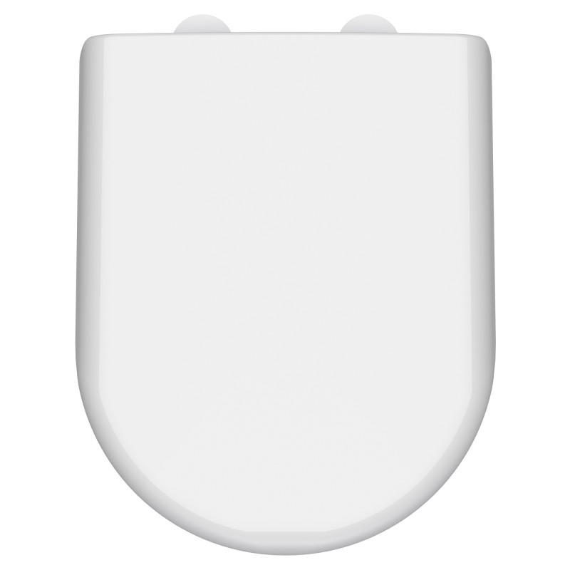 Luxury D-Shape Seat With White Cover Caps