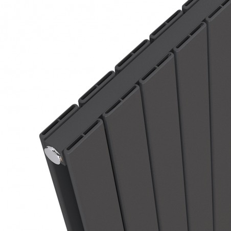 Orion Anthracite Aluminium Radiator - 884 x 600mm