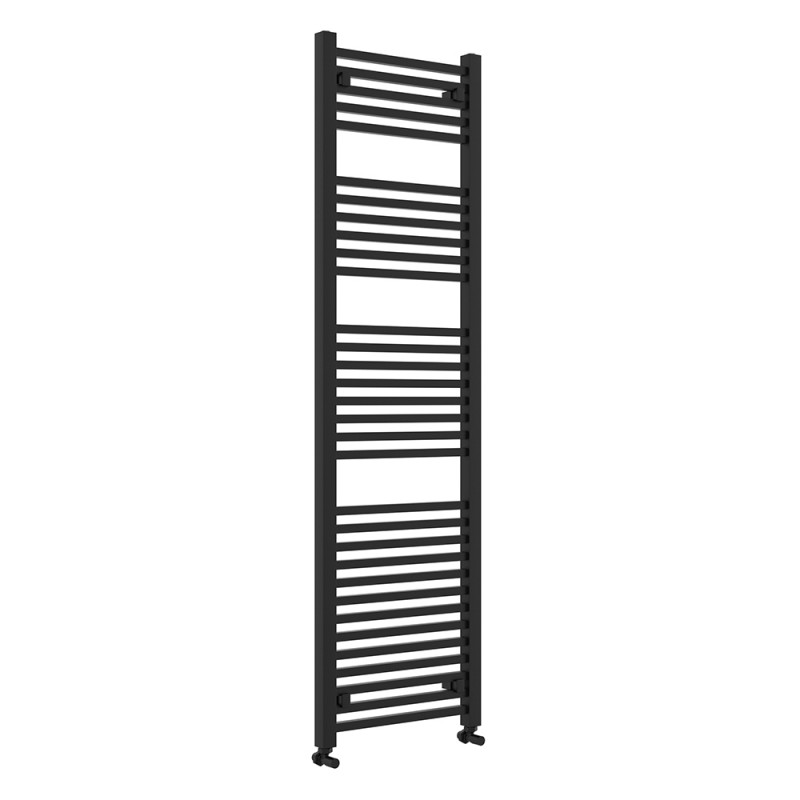 Crown Black Designer Towel Rail - 500 x 1800mm Crown Black Designer Towel Rail - 500 x 1800mm